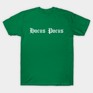 Hocus Pocus Gothic Text T-Shirt